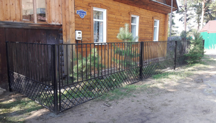 Сварной забор с воротами