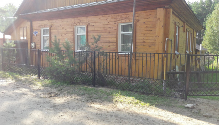 Сварной забор с воротами